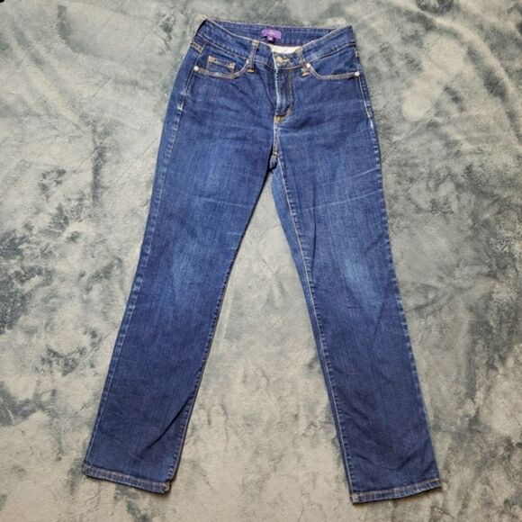 NYDJ Straight Jeans. Not Your Daughter’s Jeans 2P - lift tuck technology - Picture 1 of 13